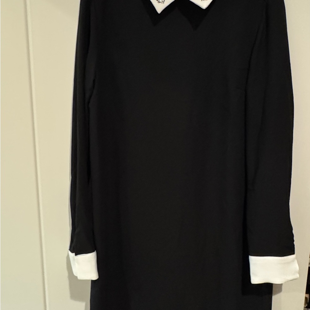 Victoria Beckham for Target Black and White Midi Dress